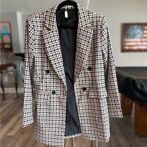 Plaid Blazer Size Large